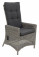 AKS San Diego Diningsessel Move Positionsstuhl Polyrattan grey willow