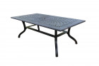 AKS Sheffield Diningtisch Aluminiumguss bronze 212x111,5x73 cm
